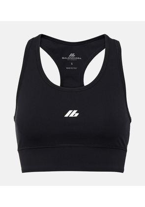 Balenciaga Logo sports bra