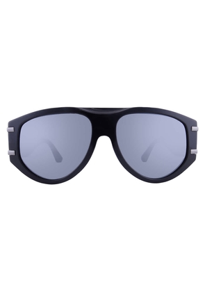 Dolce and Gabbana Dark Grey Mirror Pilot Ladies Sunglasses DG4499 501/6G 57