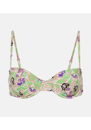 Tory Burch Floral bikini top