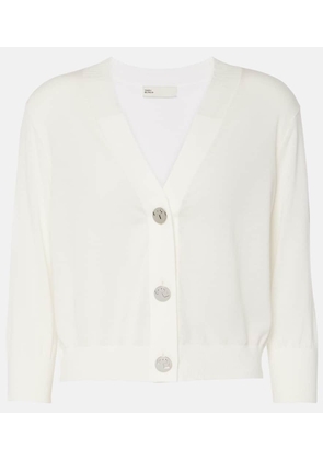Tory Burch Cropped cotton cardigan