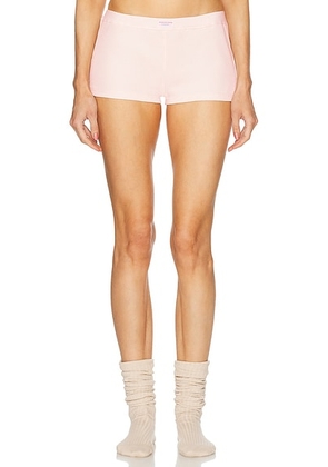 Alexander Wang Waffler Short in Pearl - Blush. Size L (also in ).