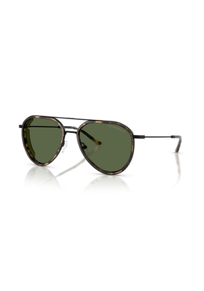 Emporio Armani Dark Green Pilot Mens Sunglasses EA2163 300171 56