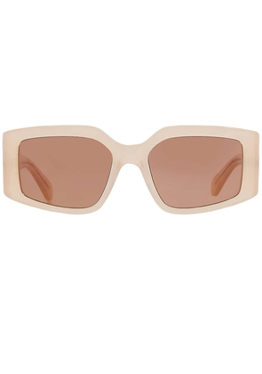 Salvatore Ferragamo Brown Irregular Ladies Sunglasses SF1101S 708 54