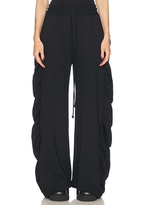 AnOnlyChild Cascade Pant in Black - Black. Size S (also in XS).