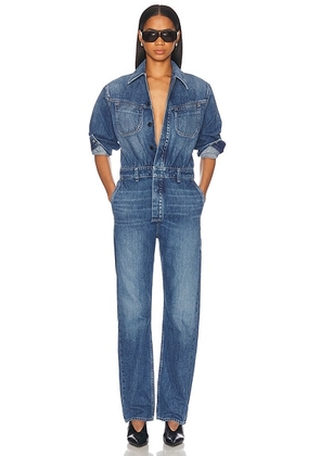 Citizens of Humanity Solene Polished Jumpsuit in Phantom - Blue. Size 2 (also in 4, 8).