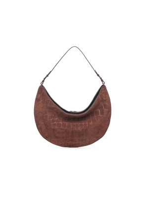 Jacquemus le Calisso Rond Suede Shoulder Bag