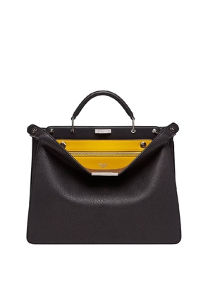 Fendi Peekaboo Leather Briefcase