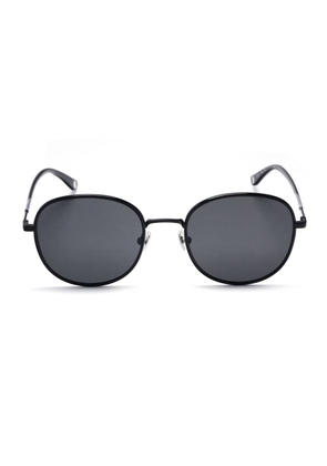 Vedi Vero Black Round Unisex Sunglasses VVD37/BLKBLACK 56