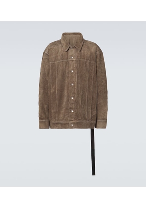 Rick Owens Jumbo corduroy oversized cotton jacket