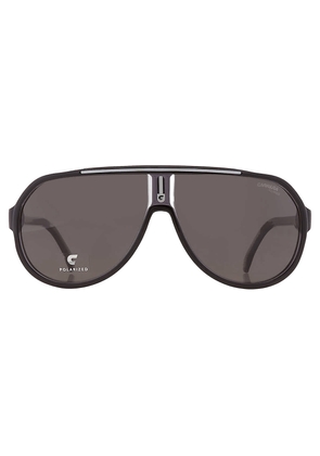 Carrera Polarized Grey Pilot Mens Sunglasses CARRERA 1057/S 008A/M9 64