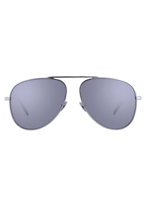 Saint Laurent Silver Pilot Unisex Sunglasses SL 800 003 59