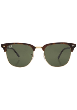 Ray Ban Clubmaster Classic Green Square Unisex Sunglasses RB3016 W0366 55