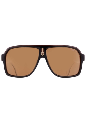 Carrera Brown Gold Mirror Navigator Unisex Sunglasses CARRERA 1001/S 0OIT/K1 62