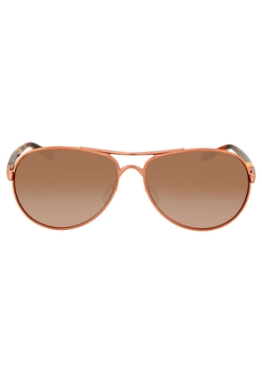 Oakley Feedback VR50 Brown Gradient Pilot Ladies Sunglasses OO4079 407901 59