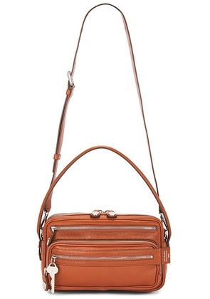 Acne Studios Camero Small Bag in Cognac Brown - Cognac. Size all.