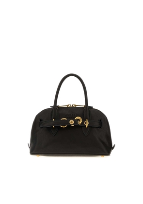 Miu Miu Black Leather Aventure Handbag