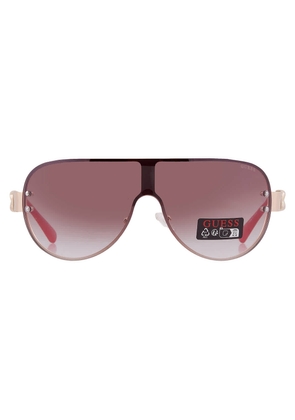 Guess Factory Brown Gradient Shield Ladies Sunglasses GO00037 32G 00