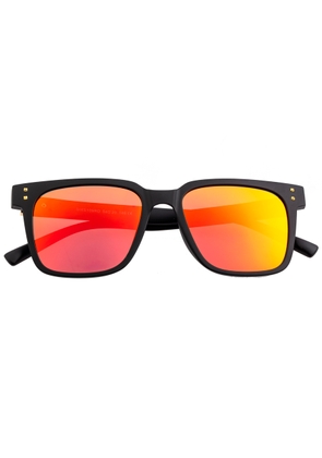 Sixty One Capri Mirror Coating Square Unisex Sunglasses SIXS109RD