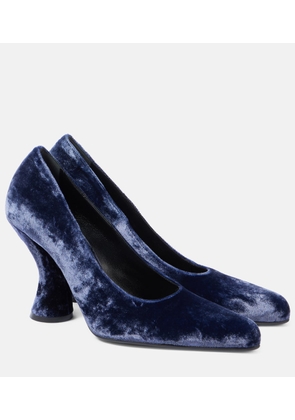 Dries Van Noten 95 velvet pumps