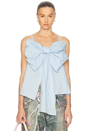 Acne Studios Tanessa Top in Light Blue - Baby Blue. Size 40 (also in ).