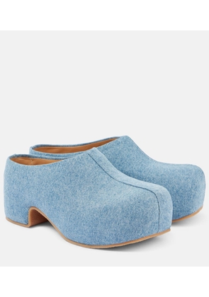 Dries Van Noten Denim clogs