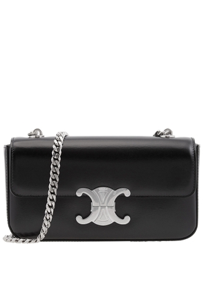Celine Shiny Calfskin Claude Chain Shoulder Bag
