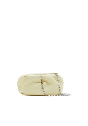 Burberry Rose Chain Leather Clutch Bag