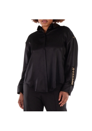 Loewe Classic Collar Long Sleeve-Silk Shirt, Brand Size 38