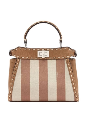Fendi Mini Peekaboo Pequin Stripe Bag