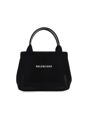 Balenciaga Small Cabas Logo Print Tote Bag