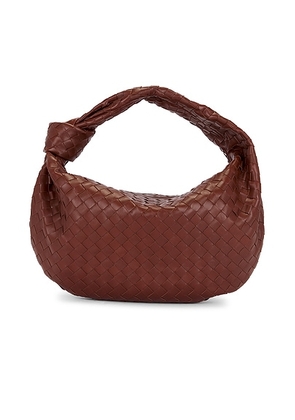 Bottega Veneta Jodie Bag in Sapele & Gold - Burgundy. Size all.
