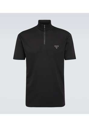 Prada Zip-up polo shirt