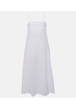 Velvet Stephie linen midi dress