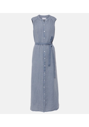 Velvet Luna linen maxi dress