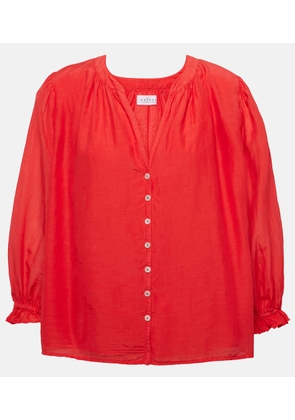 Velvet Mel cotton and silk shirt