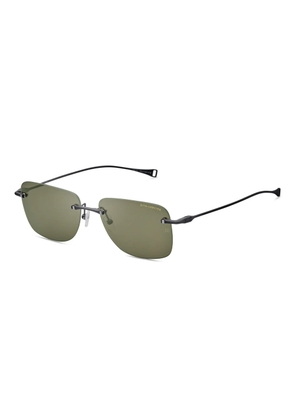 Dita LANCIER Green Rectangular Unisex Sunglasses LSA-119 04 57