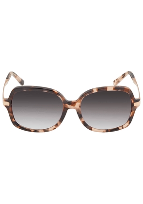 Michael Kors ADRIANNA II Light Gray Gradient Rectangular Ladies Sunglasses MK2024 316213 57