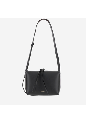 Jil Sander Leather Shoulder Bag With Logo
