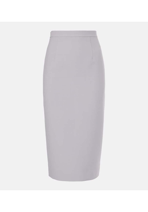 Roland Mouret Crepe midi skirt