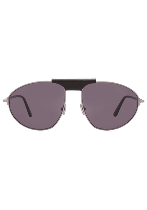 Tom Ford Ken Smoke Pilot Mens Sunglasses FT1095 14A 60