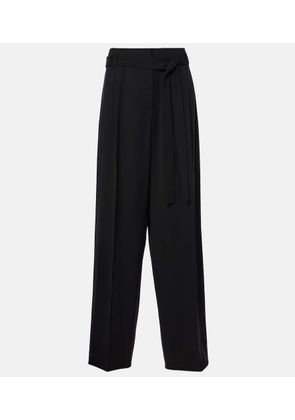 The Row Lonan virgin wool wide-leg pants