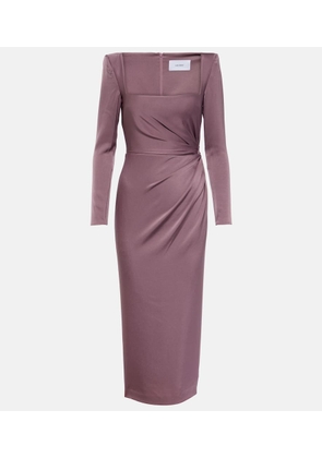 Alex Perry Satin midi dress