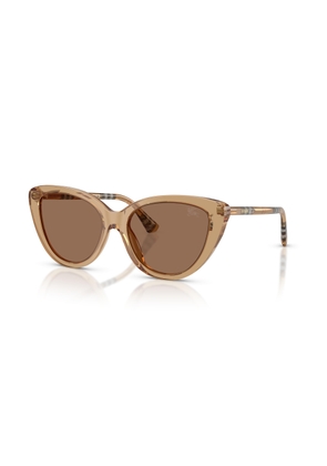 Burberry Brown Cat Eye Ladies Sunglasses BE4457F 416473 55