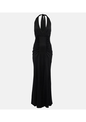 Diane von Furstenberg Makayla gathered jersey maxi dress