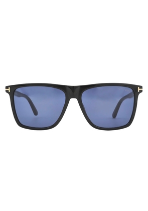 Tom Ford Fletcher Blue Square Mens Sunglasses FT0832 01V 57