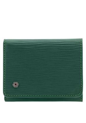 Picasso and Co Leather Wallet- Green Wave