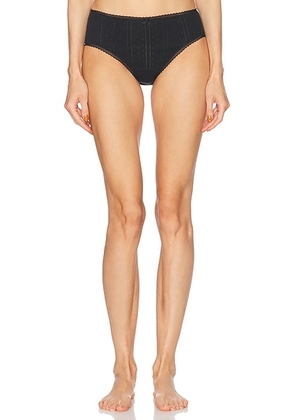 Cou Cou Intimates The Cozy Brief in Black - Black. Size XL (also in ).