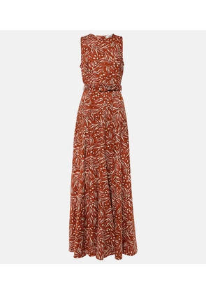 Diane von Furstenberg Elliot jacquard maxi dress
