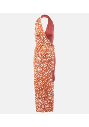 Diane von Furstenberg Chase jersey wrap dress