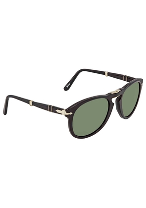 Persol Green Pilot Folding Unisex Sunglasses PO0714 95/31 54